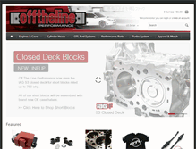 Tablet Screenshot of offthelineperformance.com